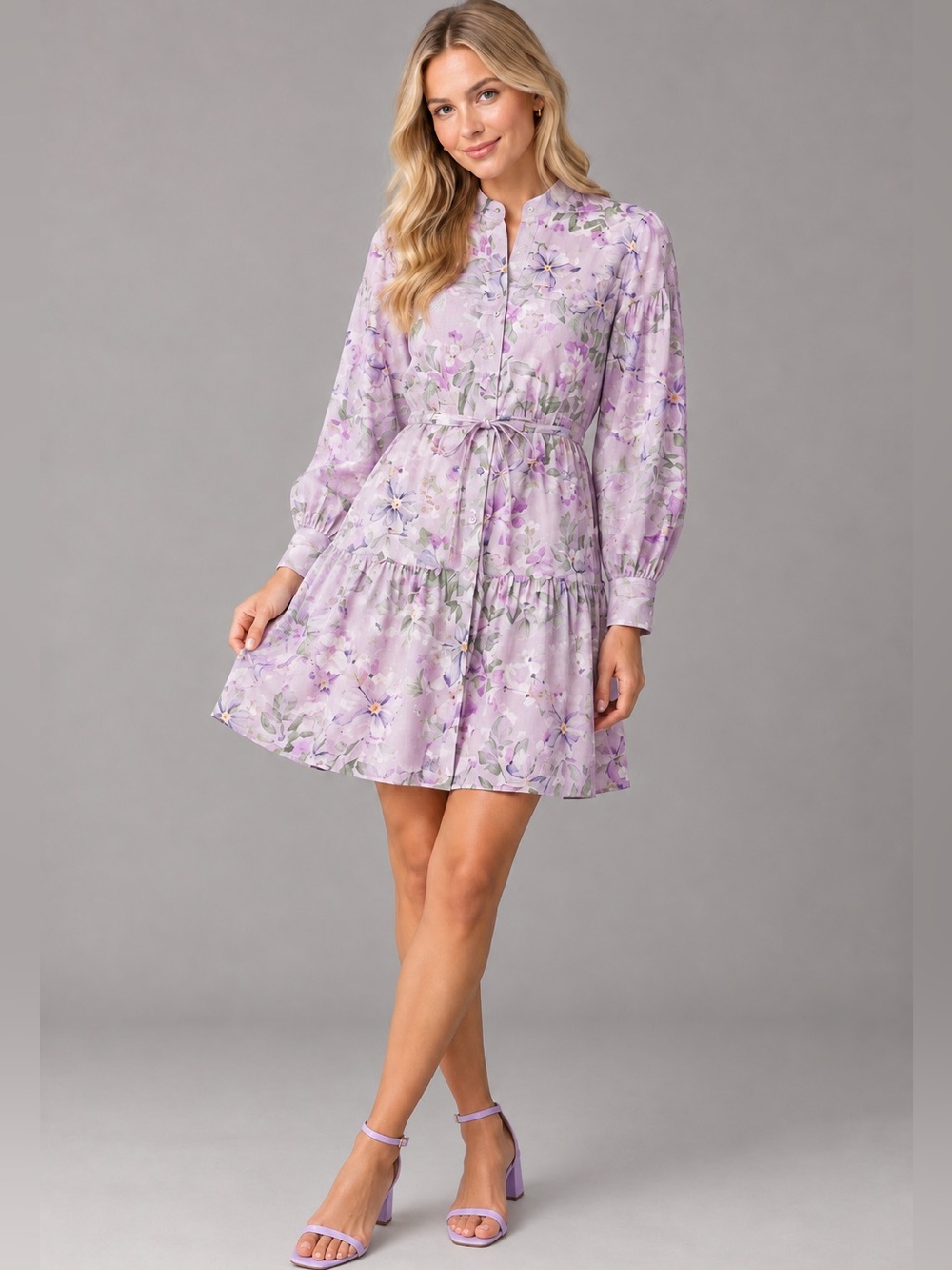Alex Marie Wren Floral Linen Blend Dress 8 NWT